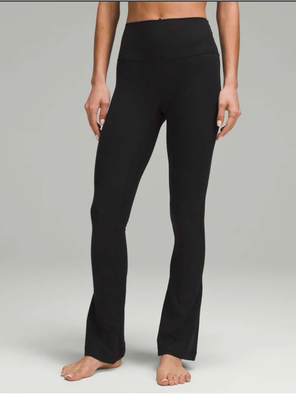 Lululemon Align Ribbed Mini-Flared Pant *Extra Short Black Size 2